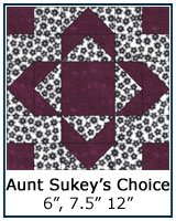 Aunt Sukey's Choice quilt block tutorial