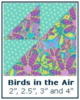Birds in the Air quilt block tutorial