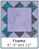 Frame quilt block tutorial