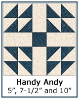 Handy Andy quilt block tutorial