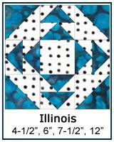 Illinois quilt block tutorial
