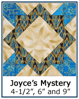 Joyce's Mystery quilt block tutorial