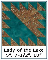Lady of the Lake quilt block tutorial