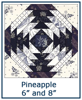 Pineapple quilt block pattern