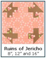 Click here for the Ruins of Jericho quilt block tutorial