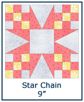 Star Chain quilt block