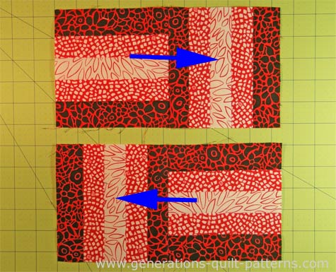 Beginning Quilting: Rail Fence Quilt Block Tutorial