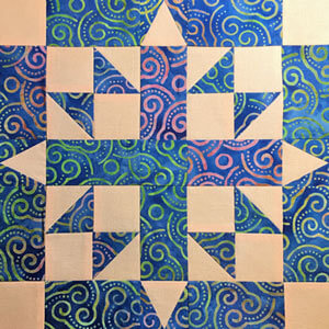 Click here for the Diamond Cross quilt block tutorial in 3 sizes