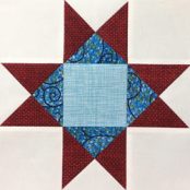 Variable Star quilt block