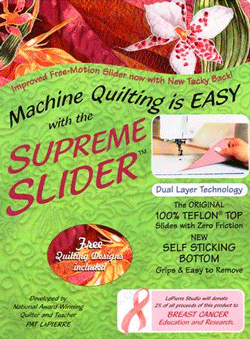 The Supreme Slider - teflon sheet for machine quilting