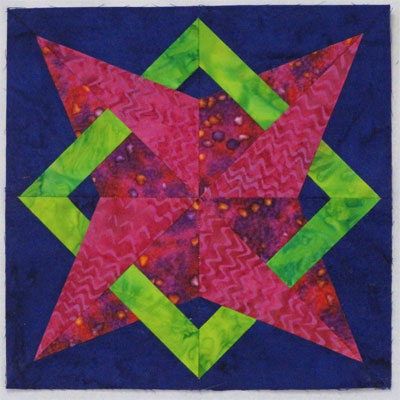 Nell's Star quilt block pattern