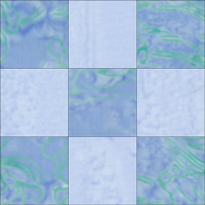 Nine-patch block design