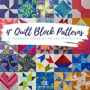 Click here for our collection of 4 inch quilt block patterns
