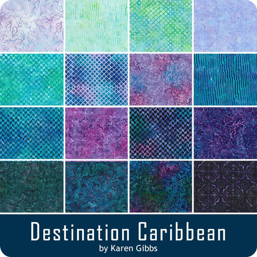 Destination Caribbean by Karen Gibbs for Banyan Batiks