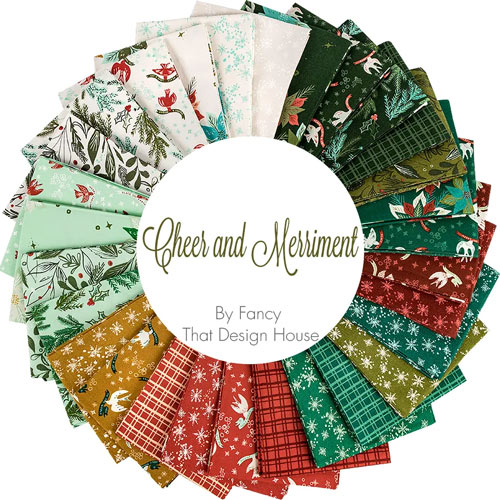 Cheer & Merriment fabric collection by Fancy That Design House for Moda