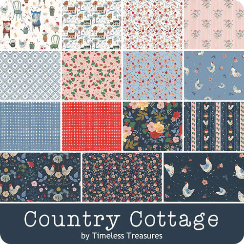 Country Cottage by Rachel Grant for  Timeless Treasures
