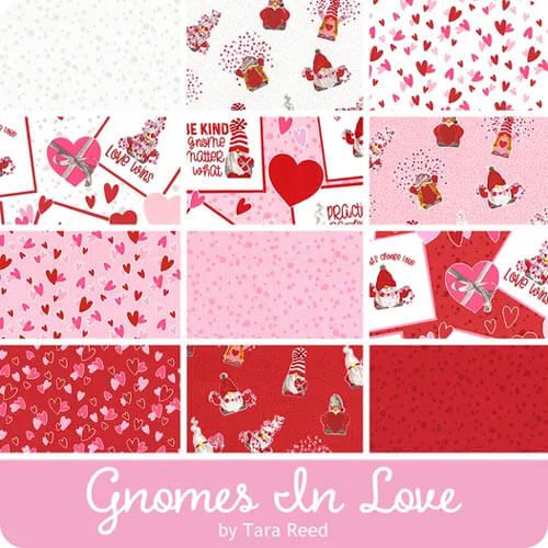 Gnomes in Love by Tara Reed for Riley Blake Designs