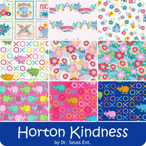 Horton Hears A Who by Dr. Seuss Enterprises for Robert Kaufman Fabrics