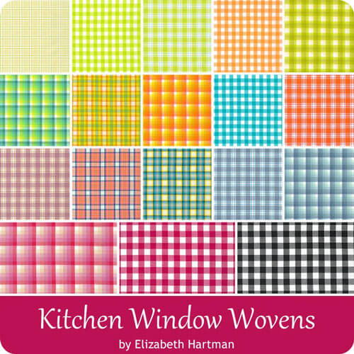 New Kitchen Window Wovens by Elizabeth Hartman for Robert Kaufman Fabrics