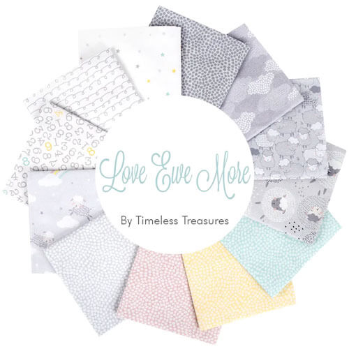 Love Ewe More by Timeless Treasures Fabrics