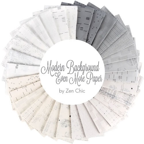 Modern Background Even More Paper by Zen Chic for Moda Fabrics