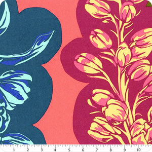 108” Wide Yardage in Jewel Delphinium design