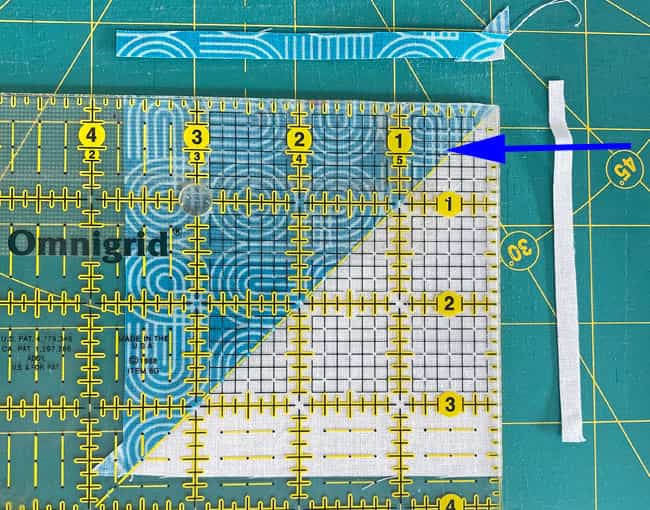 Trim the first 2 sides of your HST