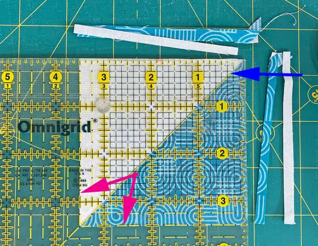 Trim the final 2 sides of your HST