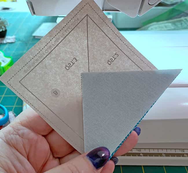 Layer QST.1 and QST.2 with right sides together