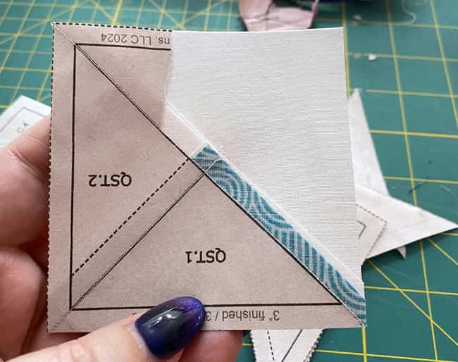 After ripping away part of the QST.3 pattern starting from the middle