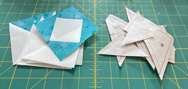 The units after removing the paper