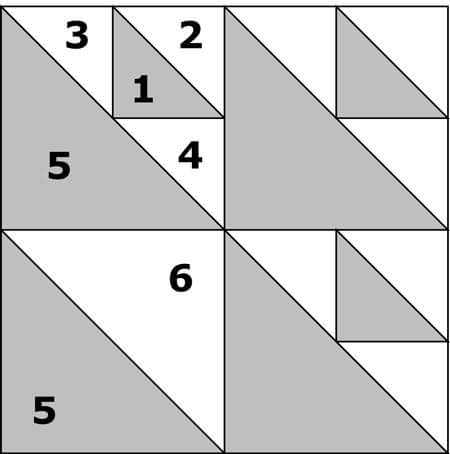 Aircraft quilt block design