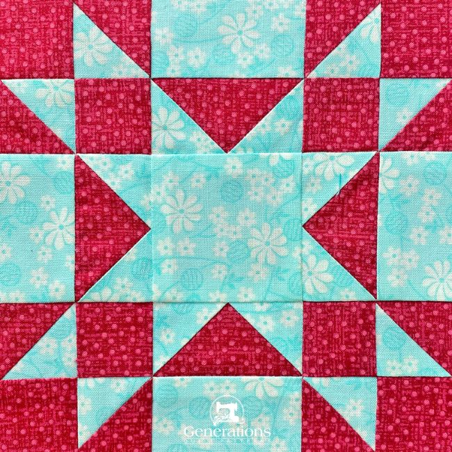 "Amish Star: Where Tradition Meets Celestial Beauty” is a Free Amish Quilt Block Pattern designed by Jean DuBois from Generations Quilt Patterns!