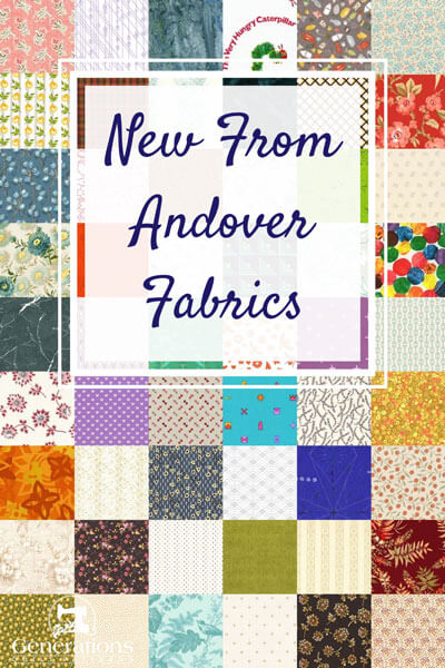 Pin this for when you have time to browse and enjoy the new fabrics from Andover Fabrics