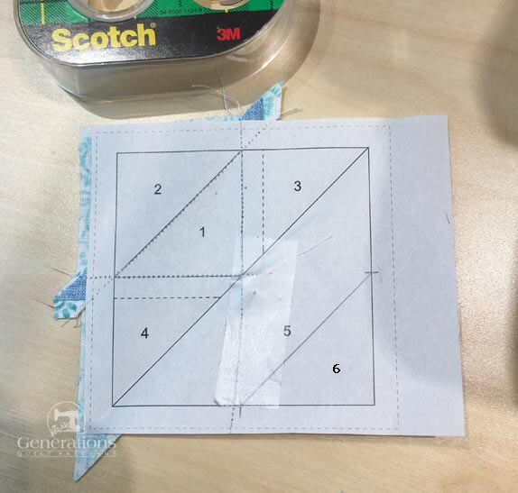 Repair the tear with Magic Tape&reg;