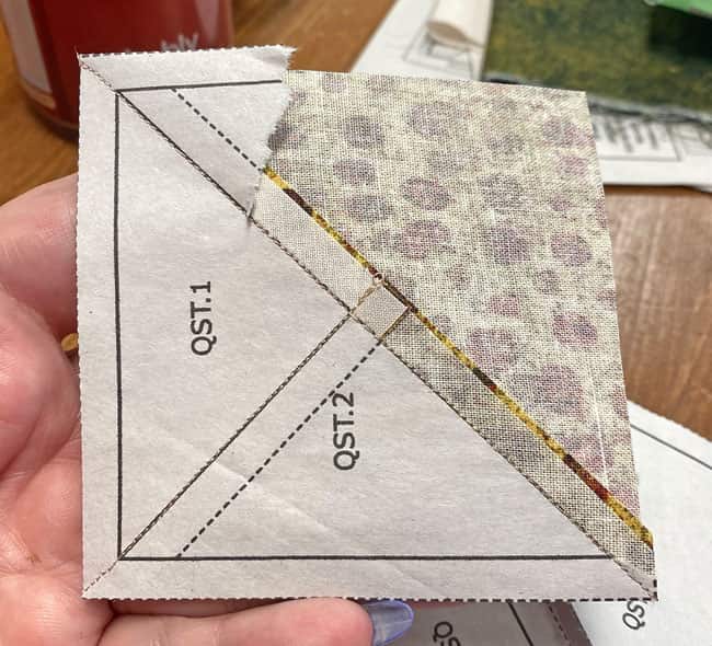 A simple trick to put less stress on your stitches at the edges as you remove the pattern A simple trick to put less stress on your stitches at the edges as you remove the pattern