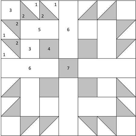Autumn Tints patchwork design