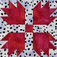 Bear's Paw quilt block tutorial