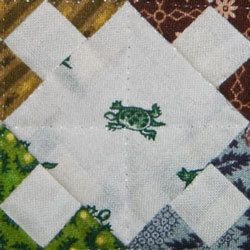 Birthday Quilt setting square detail 