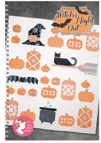 Witches Night Out pattern book by It's Sew Emma
