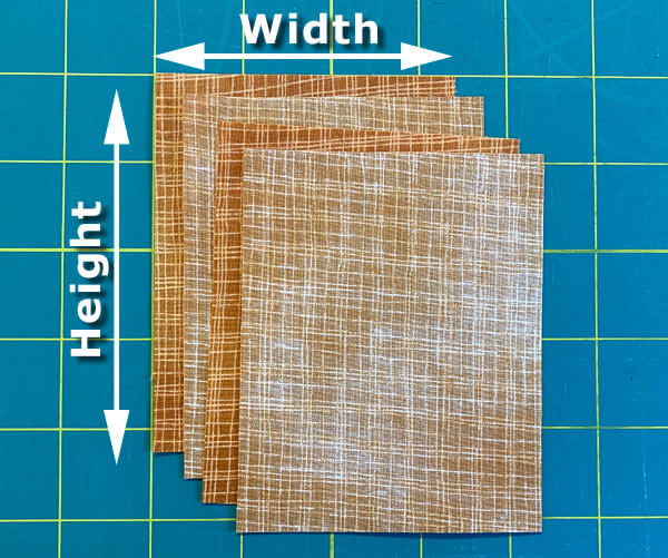Layer the Corner patches in pairs of RST