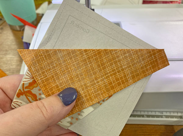 Position the first Corner patch RST with the Beam