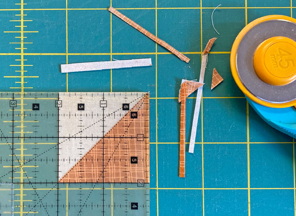 Finish trimming the HST to size