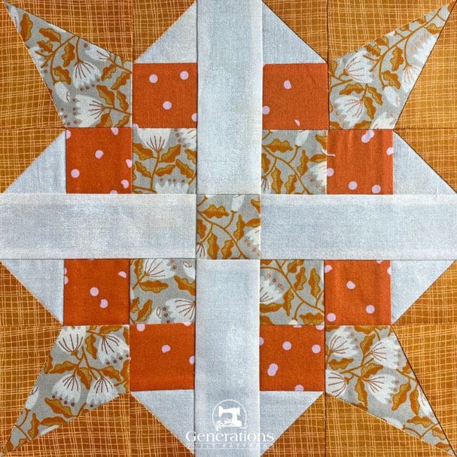 The Bouquet quilt block tutorial starts here