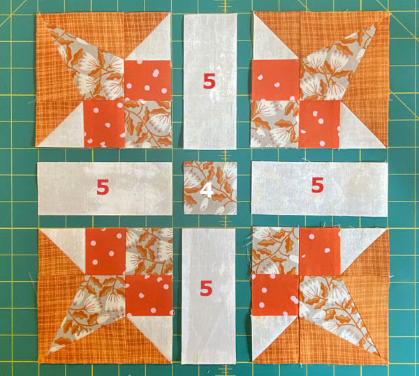 The units are arranged into the Bouquet block design
