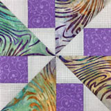 Click here for the Brave World tutorial using traditional piecing methods