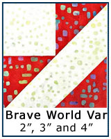 Brave World quilt block tutorial - traditional and paper piecing methods