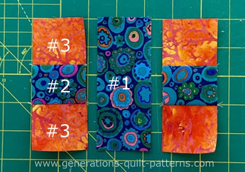 Stitch the center together Stitch the center together