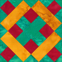 Brickwork quilt block