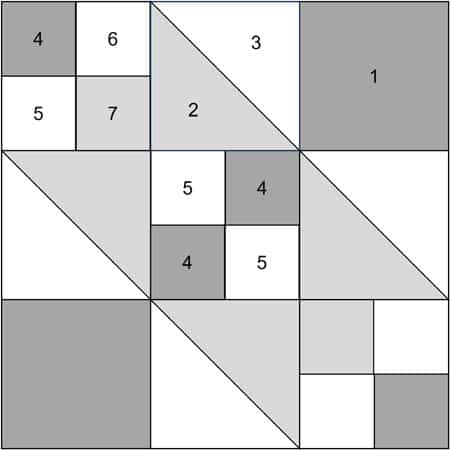 Broken Sugar Bowl quilt block design Broken Sugar Bowl quilt block design